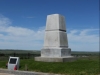 One of the many memorial markers