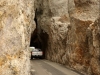 Tight going through for vehicles - fold in your mirrors
