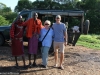Kilmani, Joseph, Laurena and Jesse say goodbye