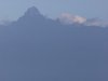 Elephant bathing under Mount Kenya