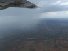 Three hours later, leaving Wilson and flying out to the Masai Mara and a storm is coming.