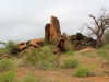 Unusual landscape at Meru