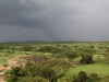 Storm is coming in over the valley at Eagle View