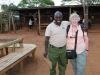 Head Keeper Edwin and I at the David Sheldrick Wildlife Trust