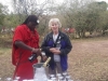 Champagne before breakfast at the Mara River - taken by Daniel