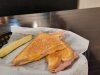 Thoroughly enjoyed my grilled ham and cheese before the seafood overload.
