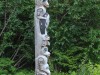 The eagle pole totem