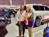 Anne and I on arrival