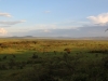 Dusk view of the valley below