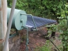 Solar water heating was tepid on overcast days