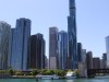 View of the Chicago River as we headed back from Lake Michigan