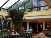 Open air breakfast area