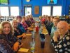 Paula Munn Krauss, Carol Greenup Leitch, Kathy Grimes Kempf, Kathy Losee. Right: Linda Cranmer Matthiesen, Gail Sawher, Sue Beckner Mayes, Sherrie Eastman Nunheimer, Arlie Campbell Skory and Julie Leyer Lewis.