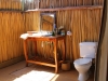 Open air bathroom