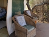 Comfy chairs to watch the wildlife from on your patio