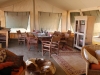 Main tent for dining and relaxing
