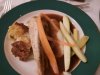 This was the chicken with sausage stuffing