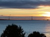 Shortly after returning to the hotel, a spectacular sunset over Mackinac Bridge