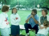 Picnic group -1990 Dawn Hedgecock, Doug Schram, Connie Olson Chappell (with daughter Cathy Chappell Short)