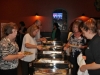 Everyone enjoying the buffet by Dave Brigham