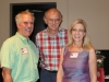 Dave Brigham, Jim Carr and Marianne Kuhn Ohman