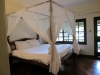 Comfortable bed with mosquito nets