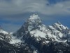 Grand Teton Mountain forming its own weather