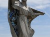 A striking work of art standing 50 feet tall