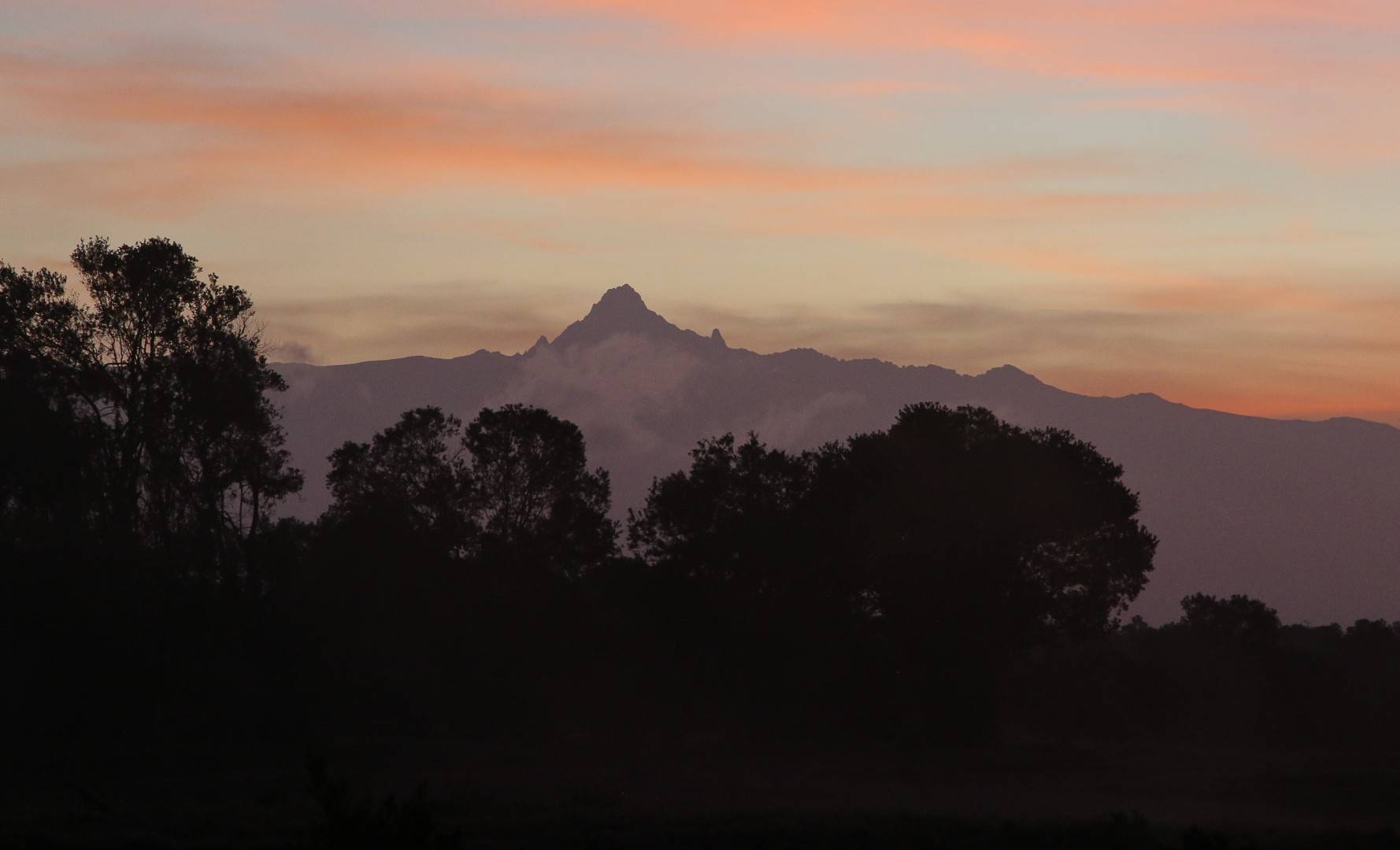 Mount Kenya at Sunrise